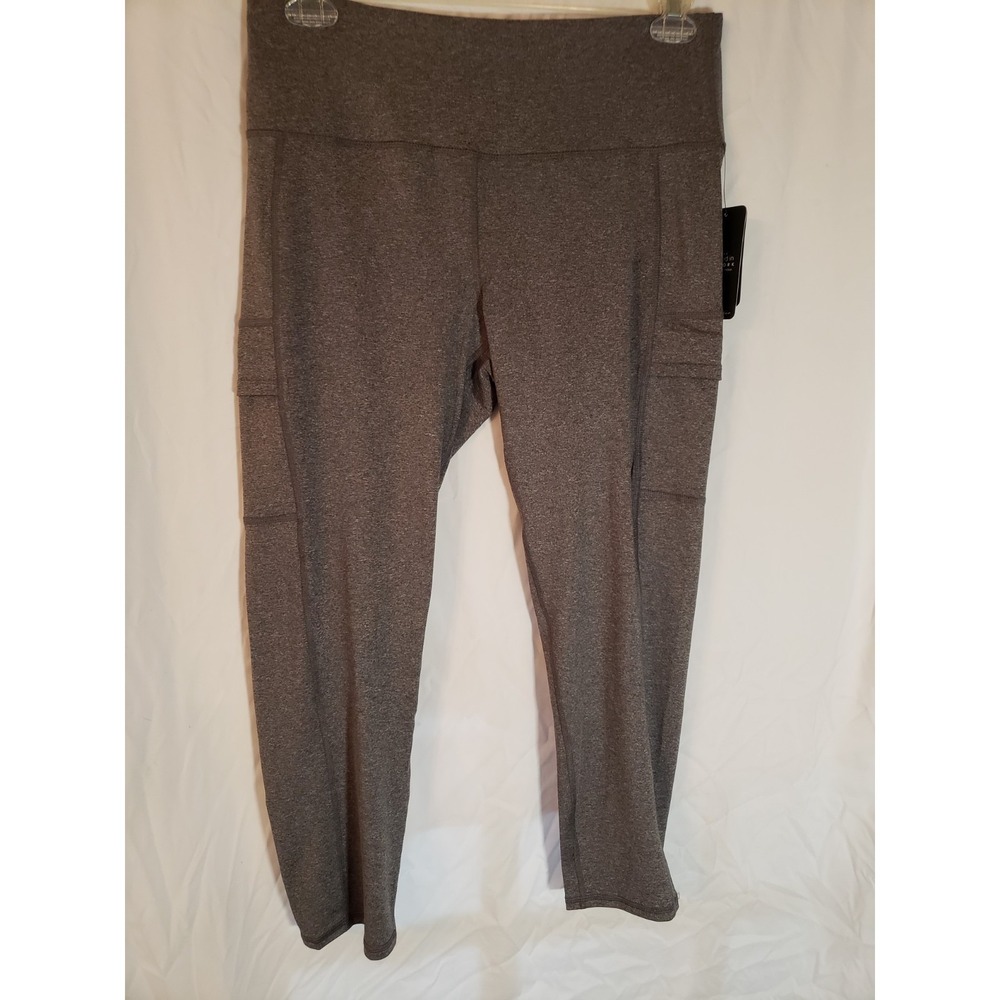 Women's NY Laundry Gray 7/8 High Waisted Leggings Size XL